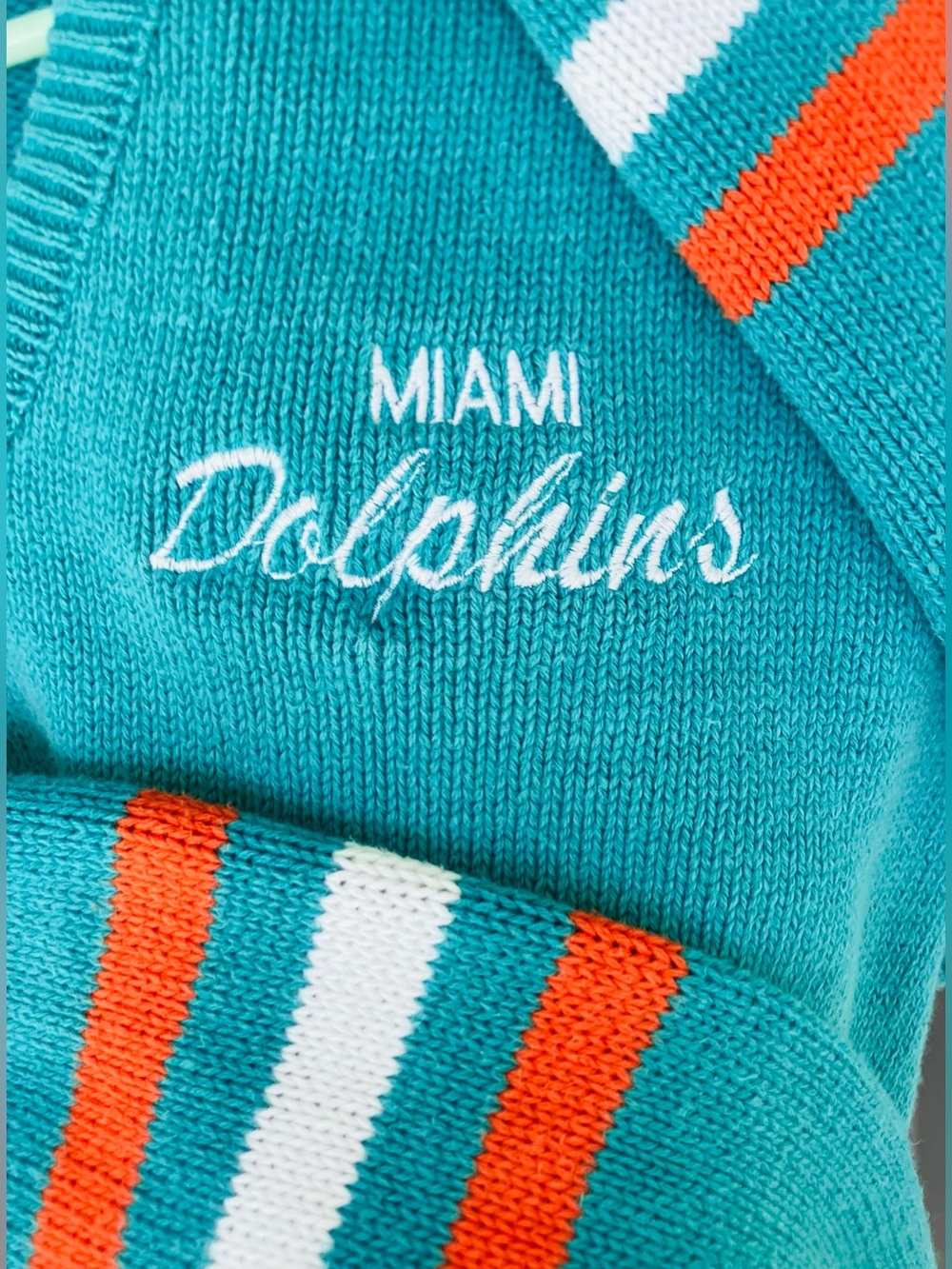 Vintage NFL Cliff Engle Pro Line Miami Dolphins Wool Sweater Men’s M 1980s